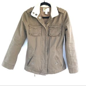 UO Vintage Sherpa Collar Jacket